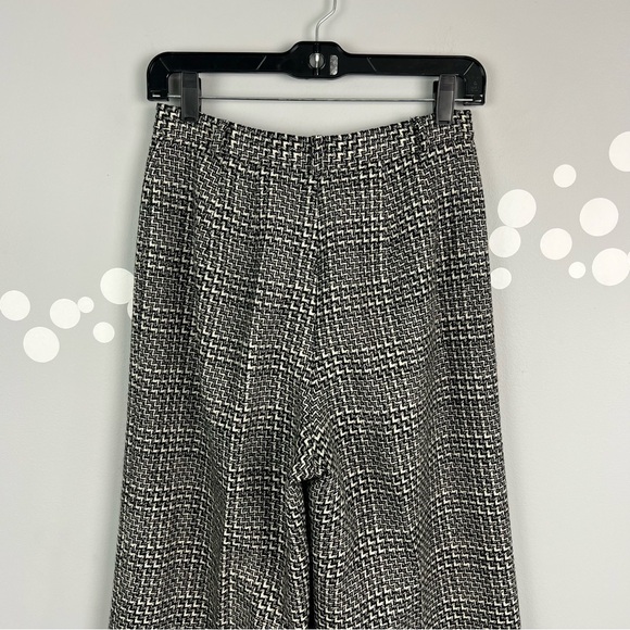 Talbots Vintage Herringbone Wide-Leg Pants Size 4 - Picture 6 of 7